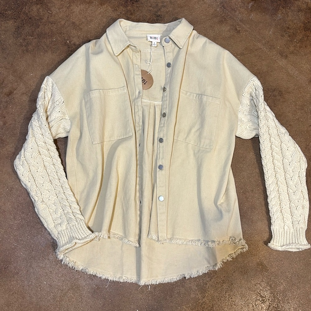 Sweater sleeve jacket